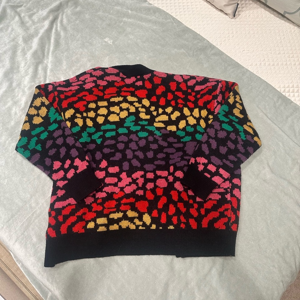 Multicolored cardigan Leopard pattern from FARM Rio. - Picture 2 of 3